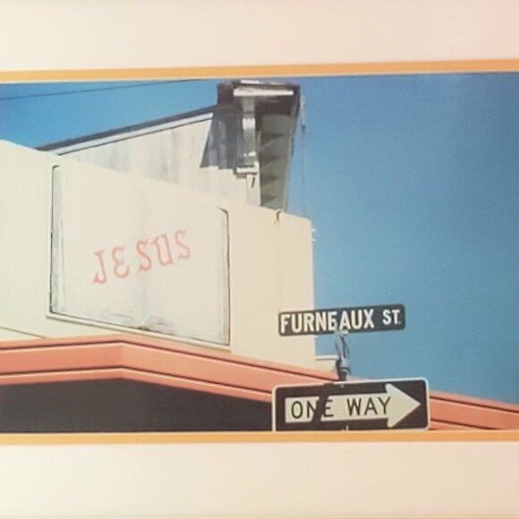 Original "Jesus One Way" Photograph Framed and Matted  18" x 14" - Picture 2 of 4
